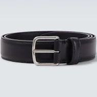 Thắt lưng da The Row nam đen